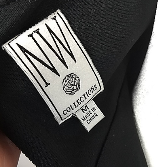 Formal Party Backless Midi Black Dress Medium - Picture 6 of 7